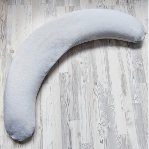 Подушка для беременных с лузгой гречихи С образная