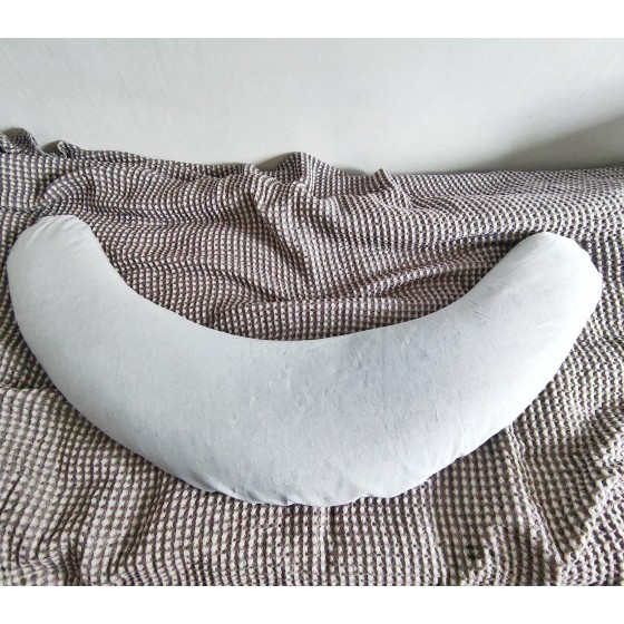 Подушка для беременных с лузгой гречихи С образная